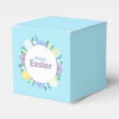Happy Easter Flowers and Eggs  フェイバーボックス (正面サイド)