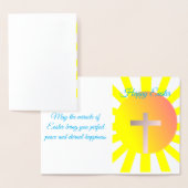 Happy Easter foil card 箔カード (ディスプレー)