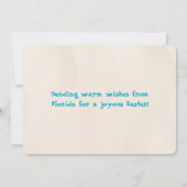 Happy Easter from Florida Tiki Hut on Beach シーズンカード (裏面)