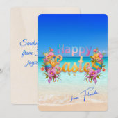 Happy Easter from Florida Tropical Beach シーズンカード (正面/裏面)