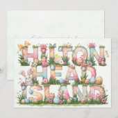 Happy Easter from Hilton Head Island シーズンカード (正面/裏面)