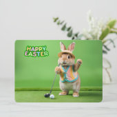 Happy Easter from Hilton Head Island Golf Bunny シーズンカード (スタンド正面)