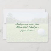 Happy Easter from Hilton Head Island Golf Bunny シーズンカード (裏面)