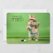 Happy Easter from Hilton Head Island Golf Bunny シーズンカード (正面)