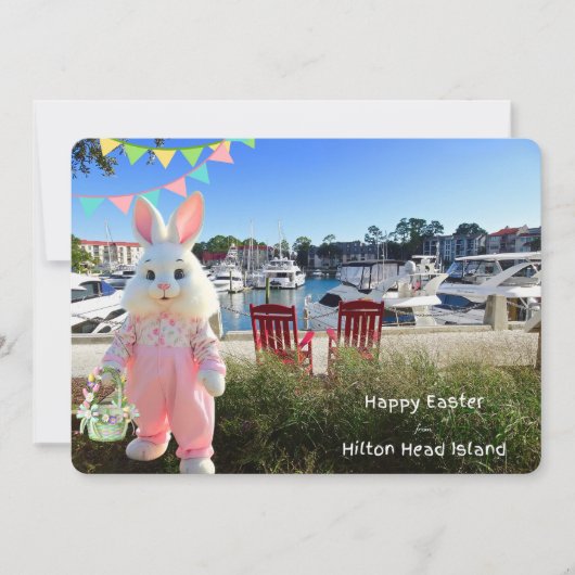 Happy Easter from Hilton Head Island Harbour Town シーズンカード (正面)