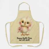 Happy Easter from one cute chick! エプロン (正面)