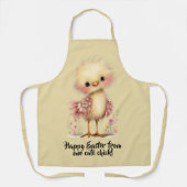 Happy Easter from one cute chick! エプロン (正面)