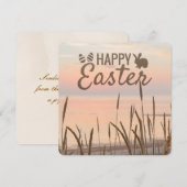 Happy Easter from the Lowcountry Beach Dunes シーズンカード (正面/裏面)