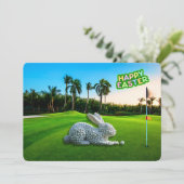 Happy Easter from the Lowcountry Golf Ball Rabbit シーズンカード (スタンド正面)