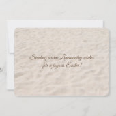 Happy Easter from the Lowcountry Oyster Shell シーズンカード (裏面)