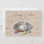 Happy Easter from the Lowcountry Oyster Shell シーズンカード (正面)