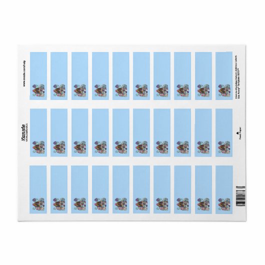 Happy Easter Fuzzy & Feather Friends ラベル (フルシート)