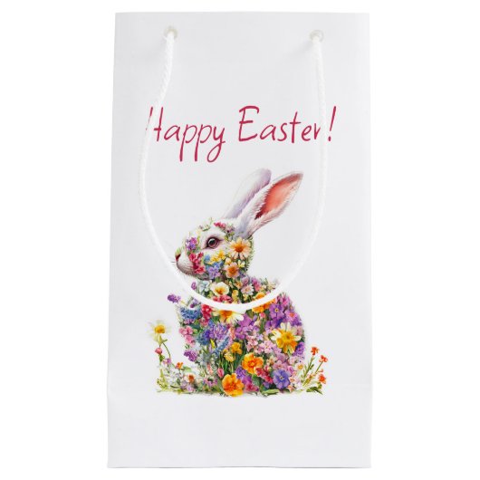 Happy Easter gift bag スモールペーパーバッグ (正面)