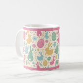 Happy Easter Godmother bunny Mug コーヒーマグカップ (正面左)