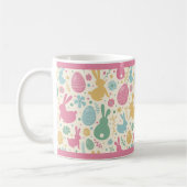 Happy Easter Godmother bunny Mug コーヒーマグカップ (左)