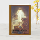 Happy Easter Greeting Card カード (黄色い花)