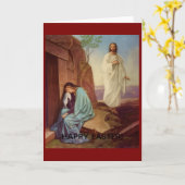 Happy Easter Greeting Card カード (黄色い花)