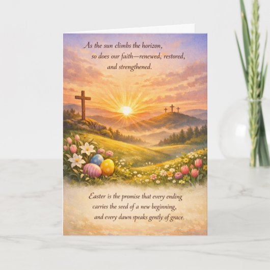Happy Easter Greeting Card カード (正面)