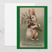 Happy Easter Greeting Card シーズンカード (正面/裏面)