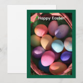 Happy Easter Greeting Card シーズンカード (正面/裏面)