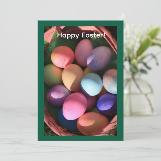 Happy Easter Greeting Card シーズンカード (スタンド正面)