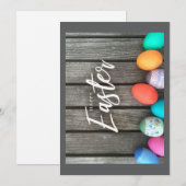 Happy Easter Greeting Card シーズンカード (正面/裏面)