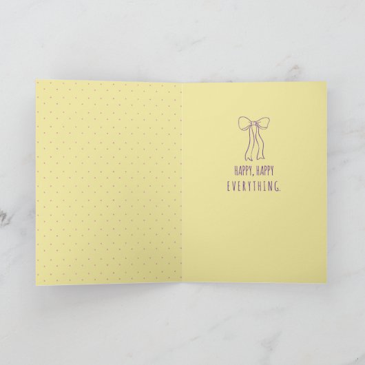 Happy Easter Happy Spring  カード (内部)