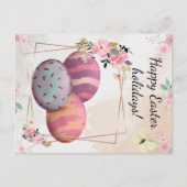 Happy Easter holidays  ポストカード (正面)