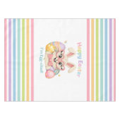 Happy Easter I'm Egg-cited Bunny  テーブルクロス (正面(横))