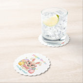 Happy Easter I'm Egg-cited Bunny  ペーパーコースター (インサイチュ)