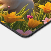Happy Easter in a Spring Landscape デスクマット (コーナー)