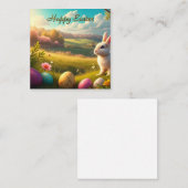 Happy Easter in a Spring Landscape ノートカード (正面/裏面)