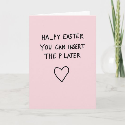 Happy Easter Insert P Later Card カード (正面)