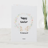 Happy Easter Kids Greeting Card 招待状 (裏面)