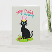 Happy Easter Kitty Friend Card カード (正面)