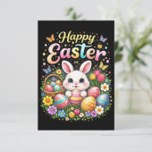 Happy Easter Little Bunny サンキューカード (スタンド正面)
