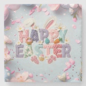Happy Easter Metal ストーンコースター (正面)