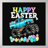 Happy Easter Monster Truck Easter Eggs ポスター (正面)