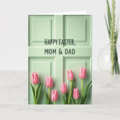 Happy Easter Parents Spring Card カード (正面)