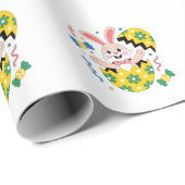 Happy Easter Party Bunny Popping Out ラッピングペーパー (ロールコーナー)