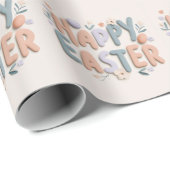 Happy Easter Pastel Wrapping Paper ラッピングペーパー (ロールコーナー)