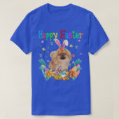 Happy Easter Pekingese Bunny Pekingese Eggs Tシャツ (デザイン正面)