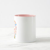 Happy Easter Personalized  マグカップ (中央)