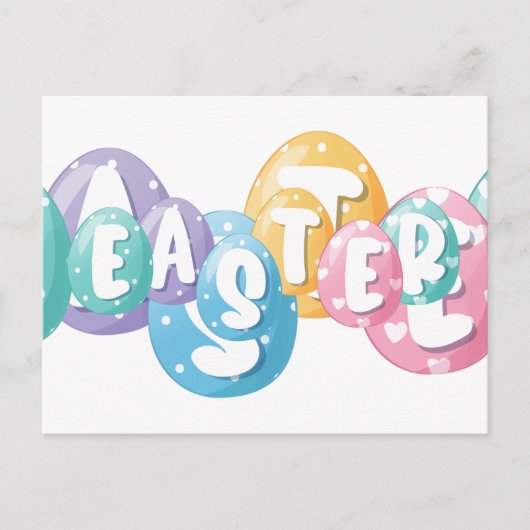 Happy  Easter Postcard ポストカード (正面)