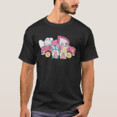 Happy Easter Rabbit Truck Bunny Gnome Easter Day E Tシャツ (正面)