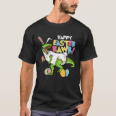 Happy Easter Rawr  Bunny Egg Hunter Hunting Season Tシャツ (正面)