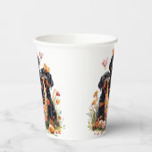 Happy Easter Rottweiler Dogs 紙コップ (左)