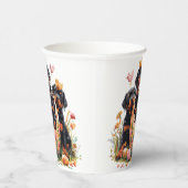 Happy Easter Rottweiler Dogs 紙コップ (右)