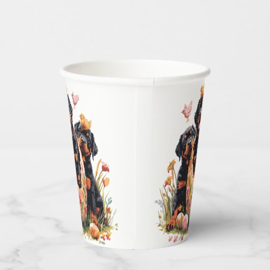 Happy Easter Rottweiler Dogs 紙コップ (右)