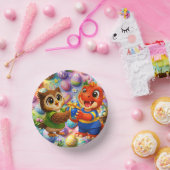 Happy Easter round kids holiday paper bowls produc ペーパーボウル (パーティー)